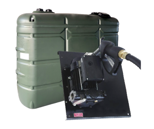 Kit completo depósito 2000 litros con equipo de suministro